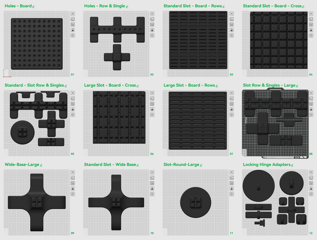 Paint Work Holders – Model & Miniature Painting Stands - Digital Files