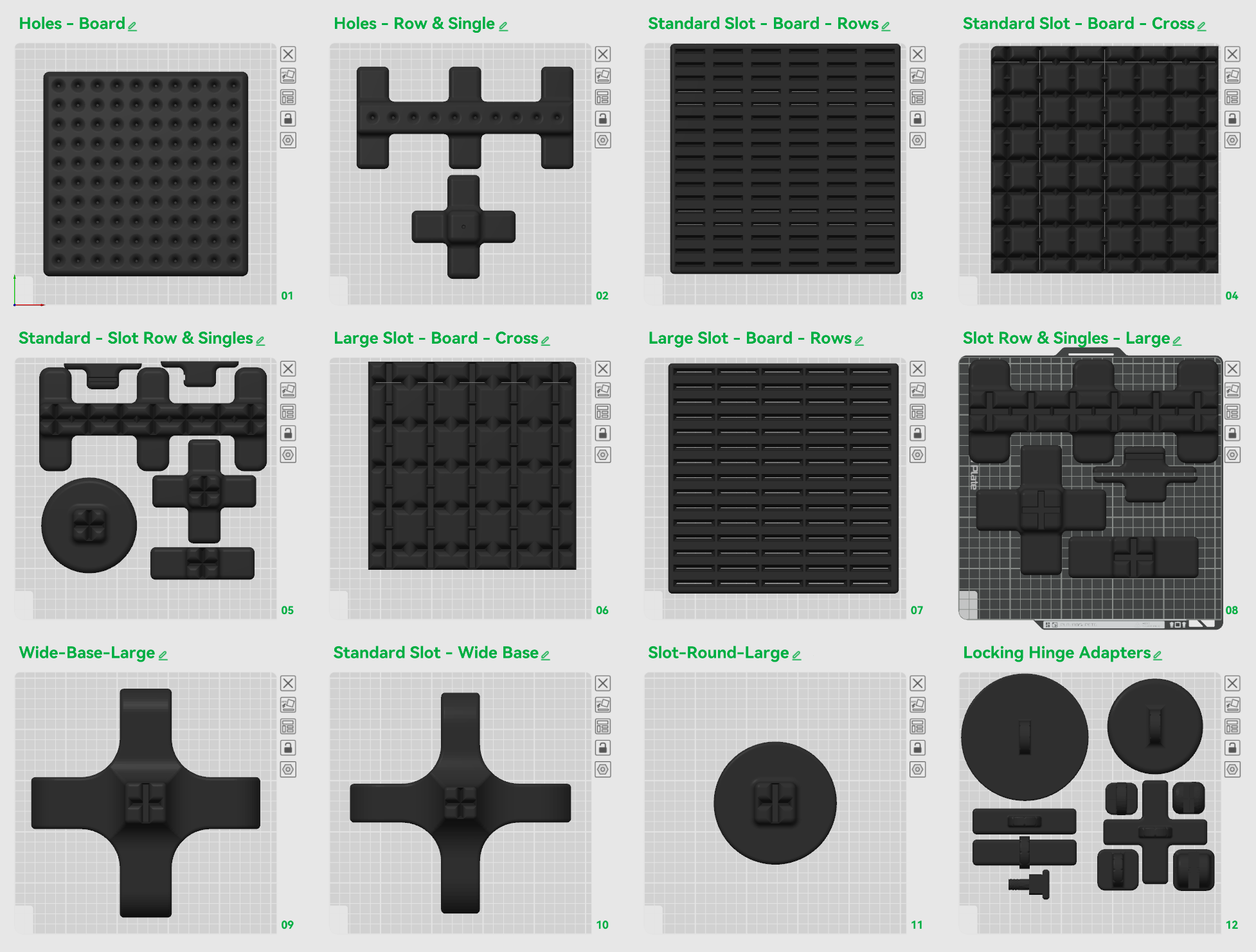 Paint Work Holders – Model & Miniature Painting Stands - Digital Files