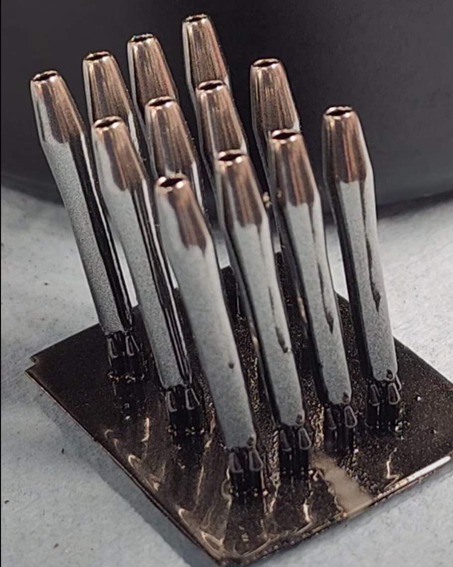 Beskar Dart Tips for Mandalorian-Inspired Gauntlets | Resin, AlumaLuster Finish, 4 mm Fit, Fiber-Optic Ready