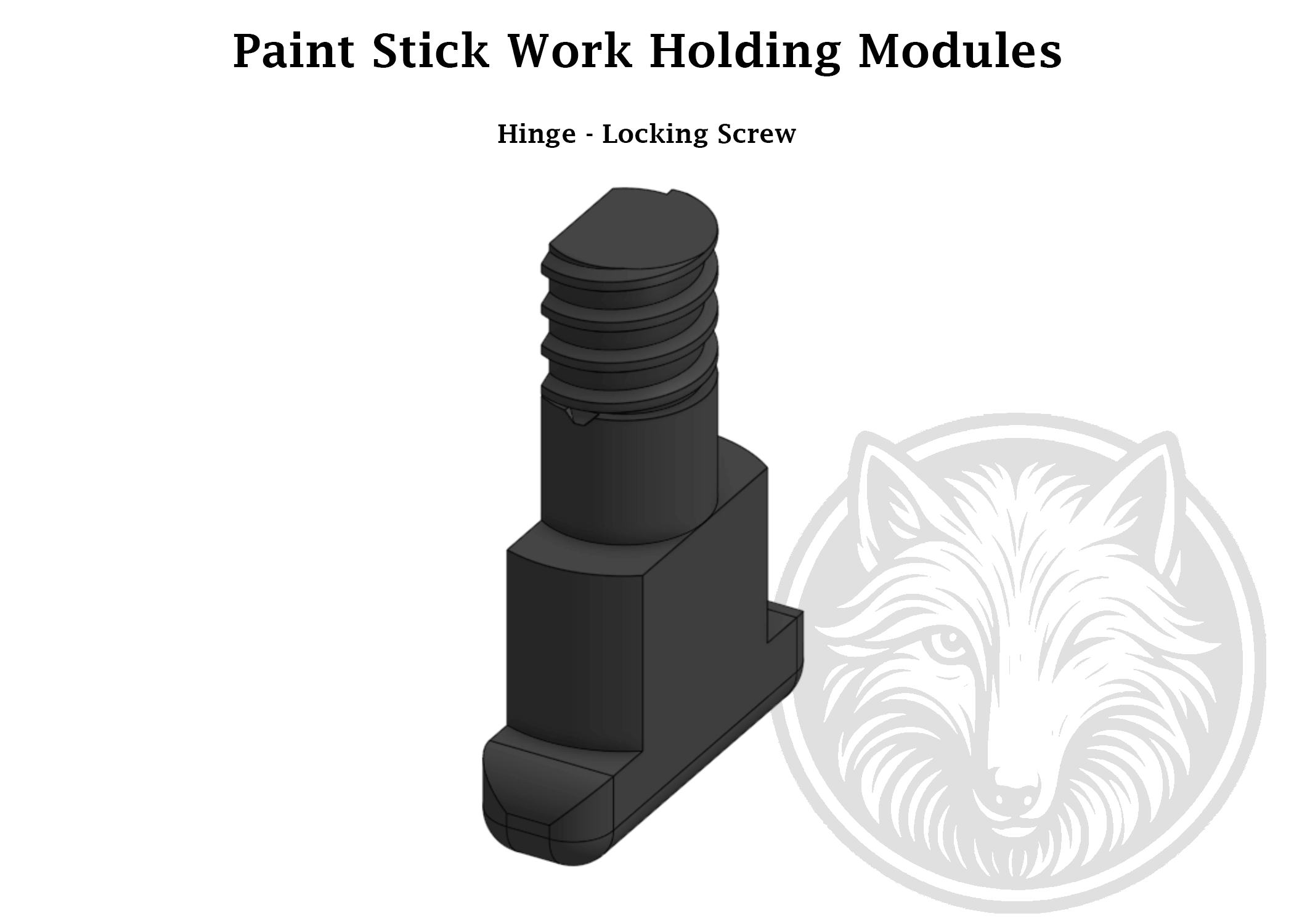 Paint Work Holders – Model & Miniature Painting Stands - Digital Files