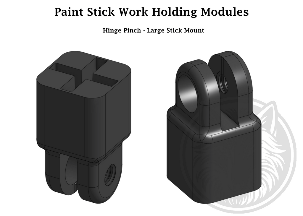 Paint Work Holders – Model & Miniature Painting Stands - Digital Files