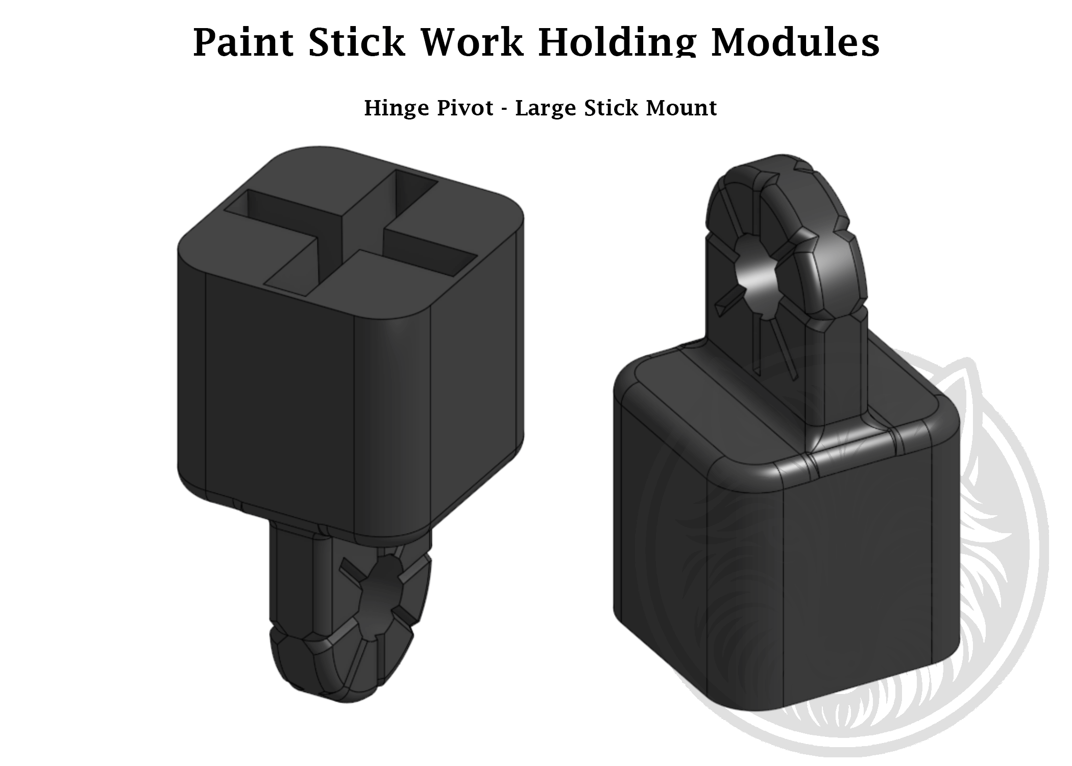Paint Work Holders – Model & Miniature Painting Stands - Digital Files