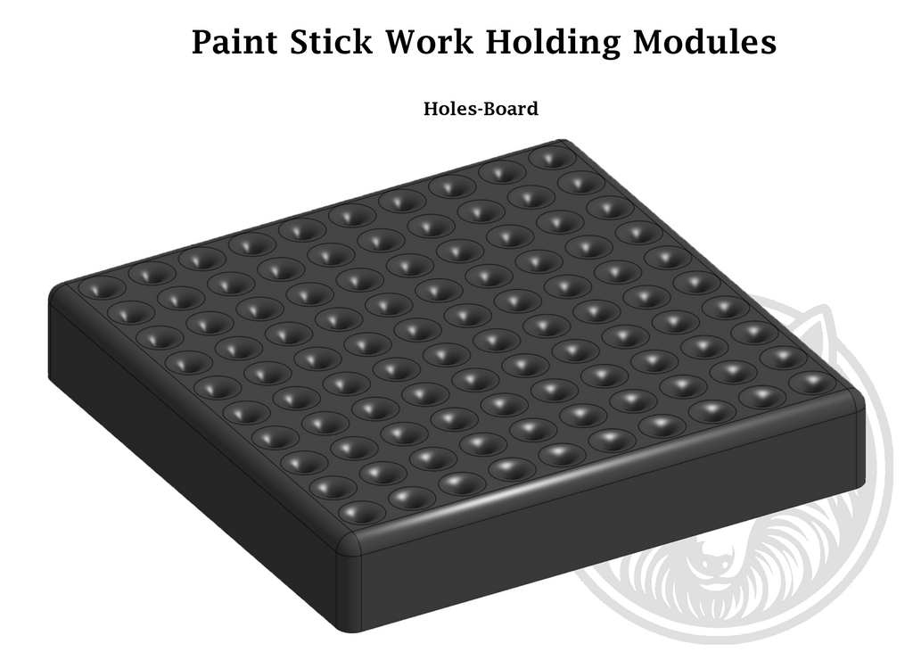 Paint Work Holders – Model & Miniature Painting Stands - Digital Files
