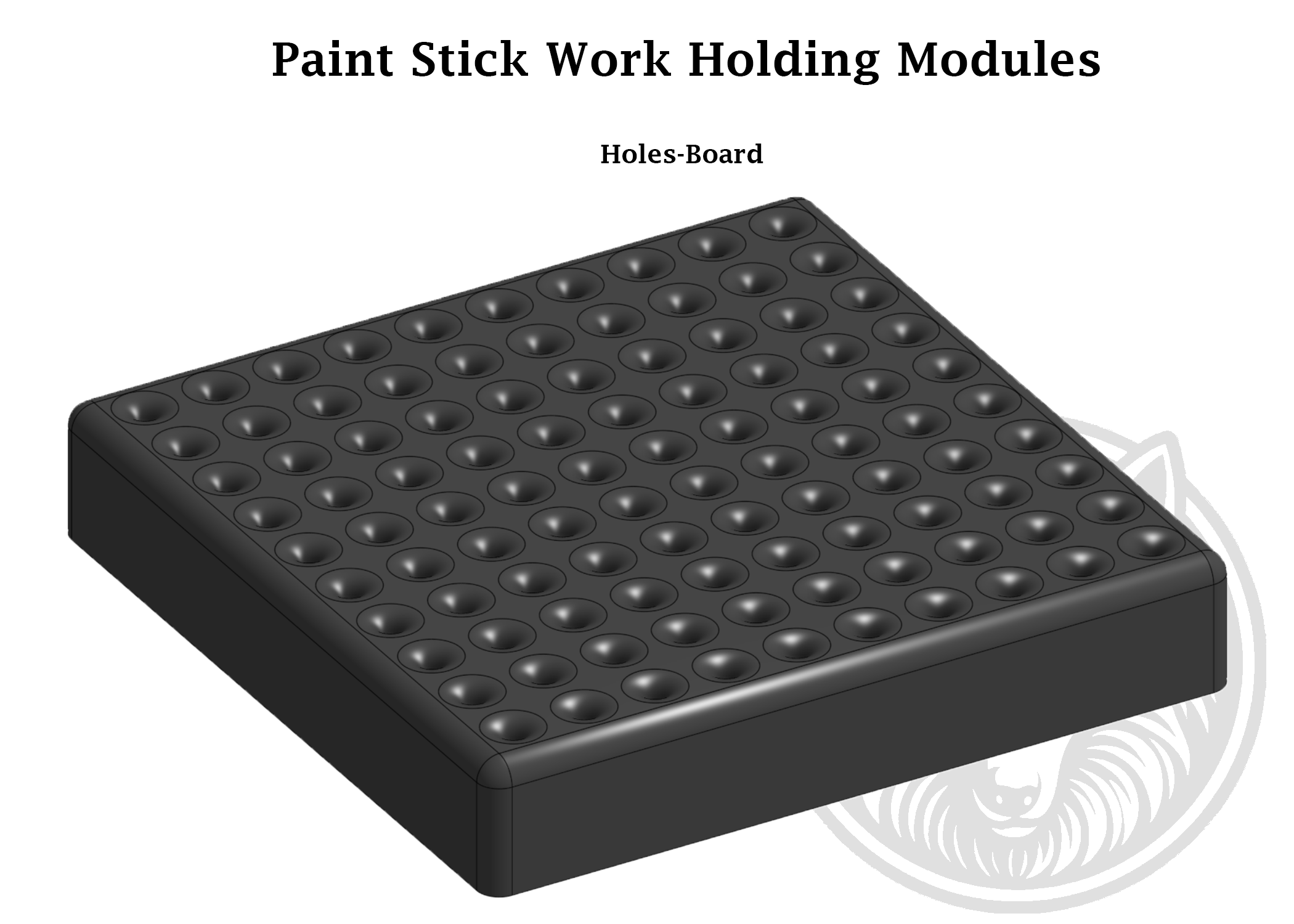 Paint Work Holders – Model & Miniature Painting Stands - Digital Files