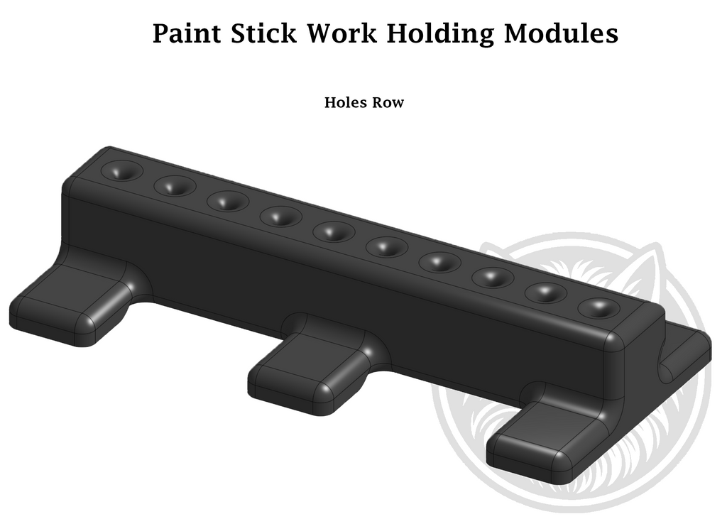 Paint Work Holders – Model & Miniature Painting Stands - Digital Files