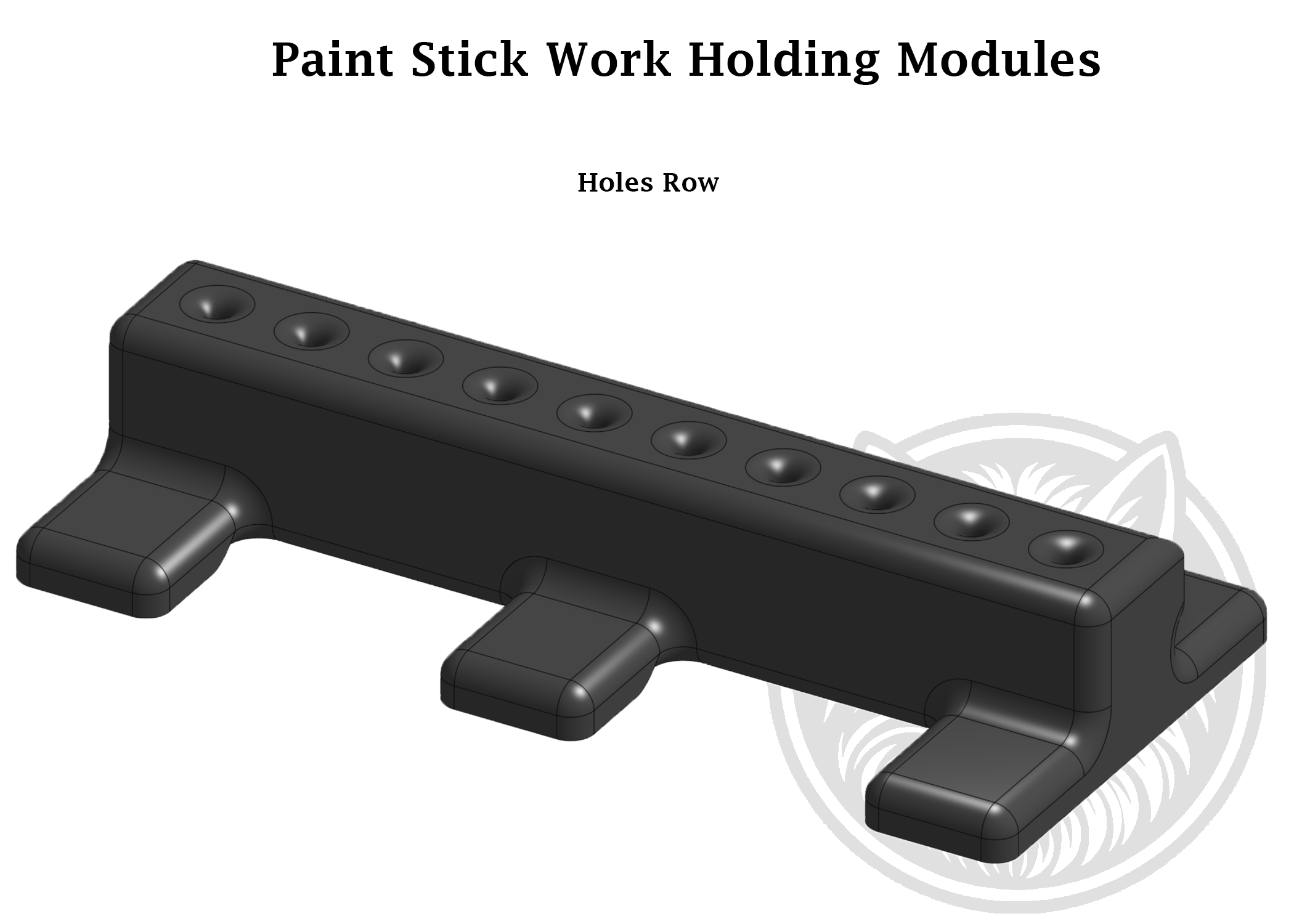 Paint Work Holders – Model & Miniature Painting Stands - Digital Files
