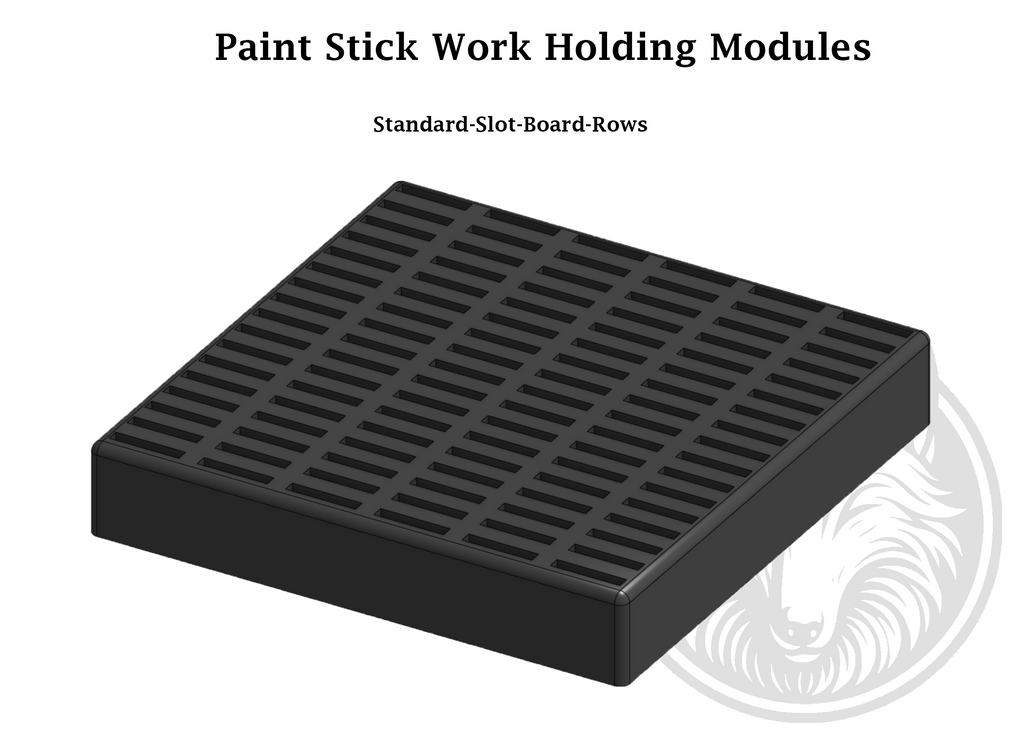 Paint Work Holders – Model & Miniature Painting Stands - Digital Files