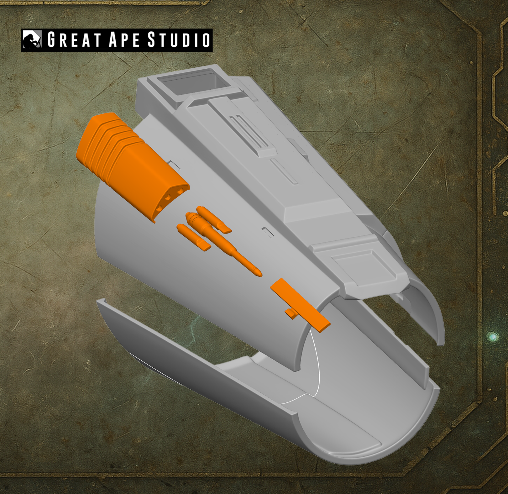 Din Djarin Right Gauntlet (Mandoputer) – Raw 3D Print