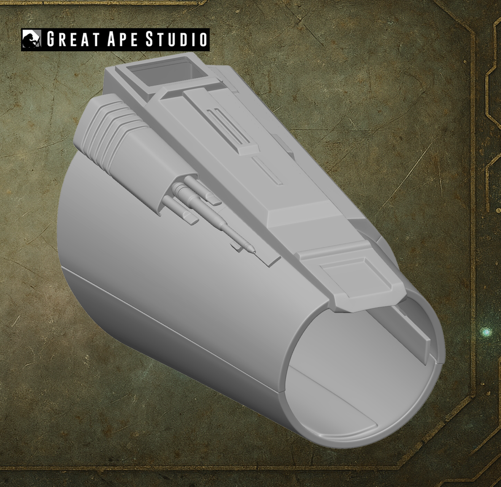 Din Djarin Right Gauntlet (Mandoputer) – Raw 3D Print