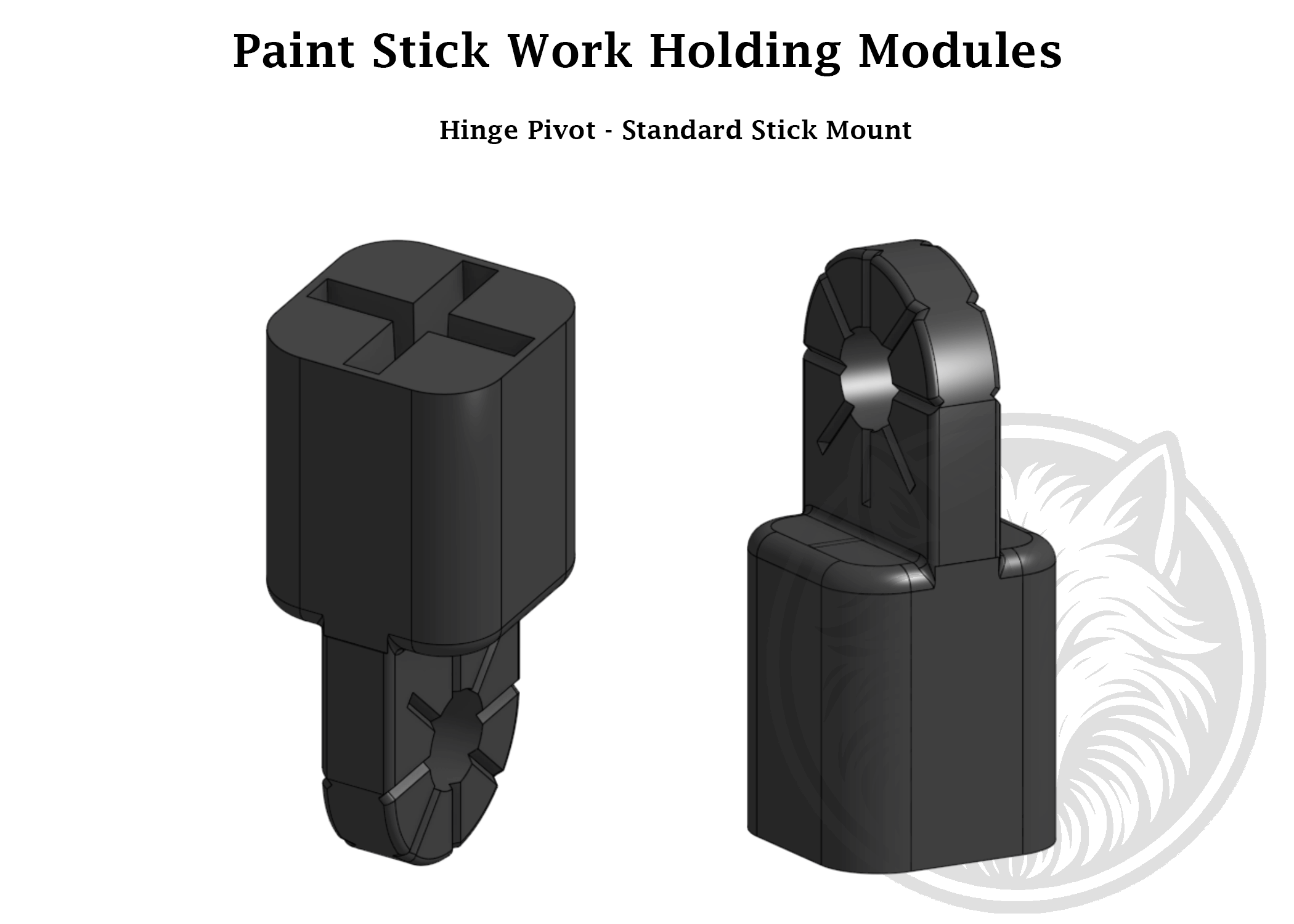 Paint Work Holders – Model & Miniature Painting Stands - Digital Files