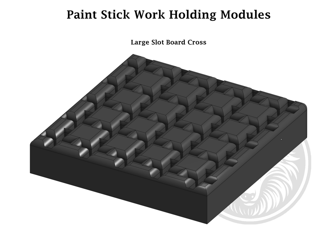 Paint Work Holders – Model & Miniature Painting Stands - Digital Files