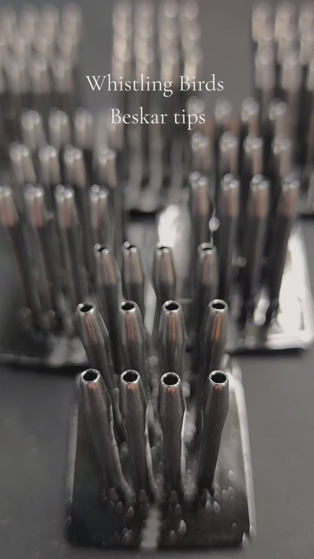 Beskar Dart Tips for Mandalorian-Inspired Gauntlets | Resin, AlumaLuster Finish, 4 mm Fit, Fiber-Optic Ready