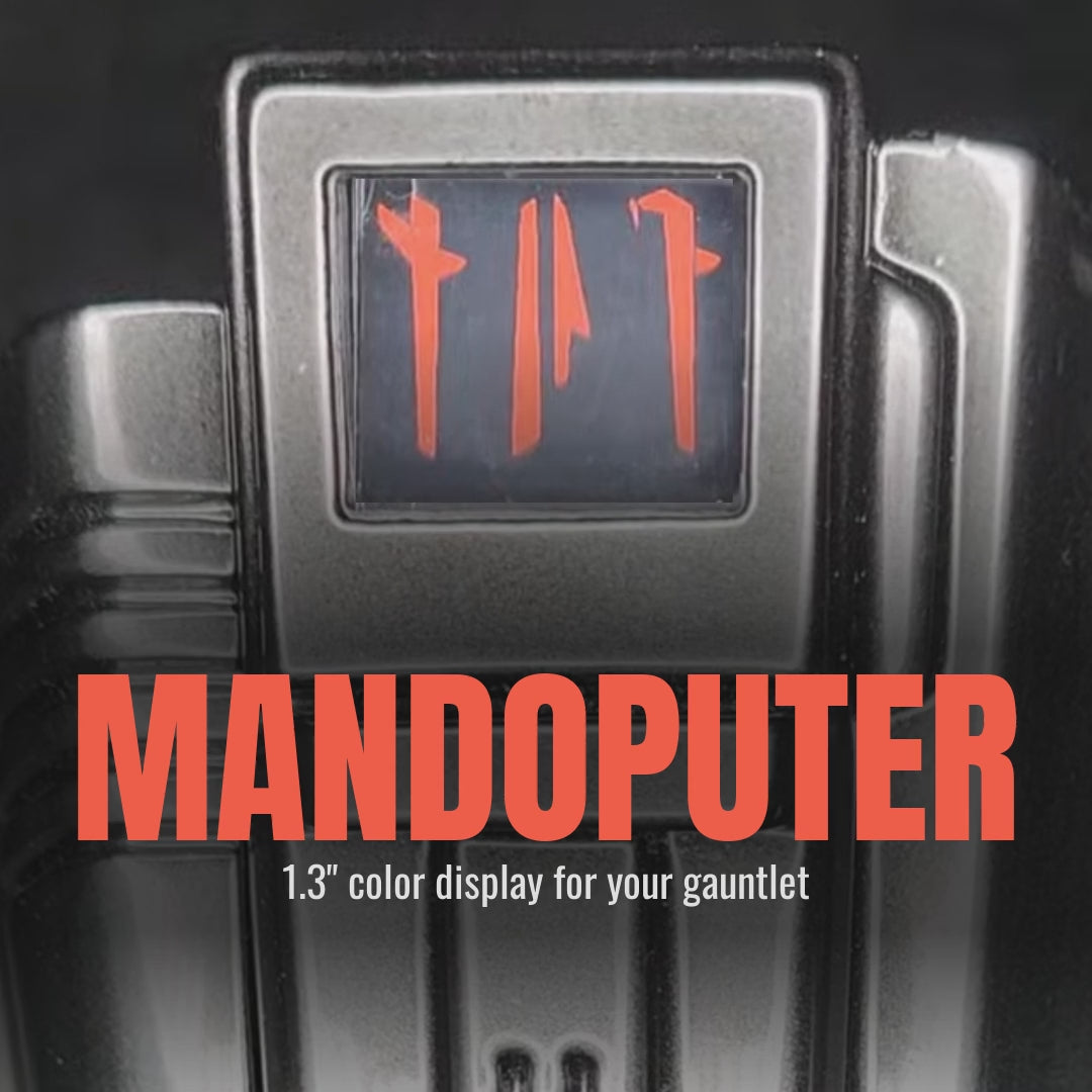 Mandoputer display and case, 12 screens including Ship Status, and color options