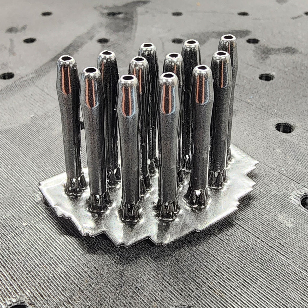 Beskar Dart Tips for Mandalorian-Inspired Gauntlets | Resin, Alumaluster Finish, 4 mm Fit, Fiber-Optic Ready